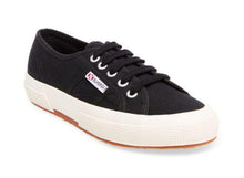 Load image into Gallery viewer, Black Superga Cotu 2750