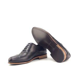 Proper Play Black Wingtip Brogues