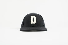 Load image into Gallery viewer, Black Block &quot;D&quot; Baseball Hat