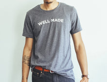 Load image into Gallery viewer, Heather Navy Proper Play Well Made Tee