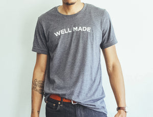 Heather Navy Proper Play Well Made Tee