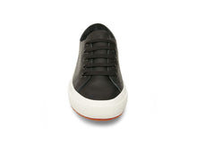 Load image into Gallery viewer, Raw Cut Leather Black Leather Sneaker