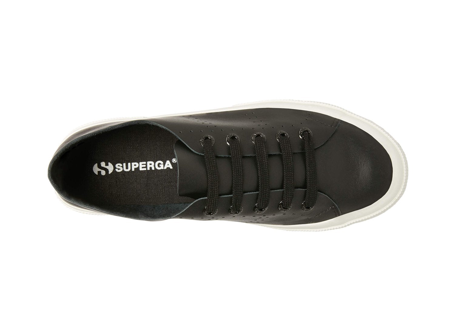 Superga raw cut leather best sale