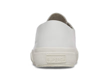 Load image into Gallery viewer, Raw Cut Leather White Leather Sneaker