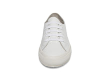 Load image into Gallery viewer, Raw Cut Leather White Leather Sneaker