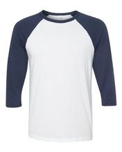 Load image into Gallery viewer, Three-Quarter Sleeve Baseball Tee