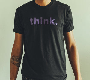 Black Think. Logo Tee