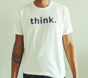 Black Think. Logo Tee