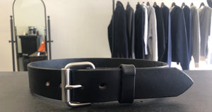 Crooks Black English Bridal Leather Belt