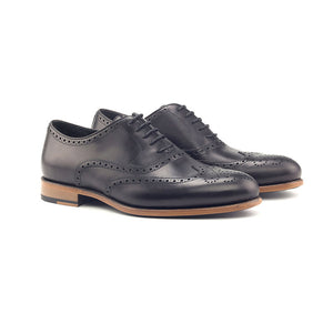 Proper Play Black Wingtip Brogues