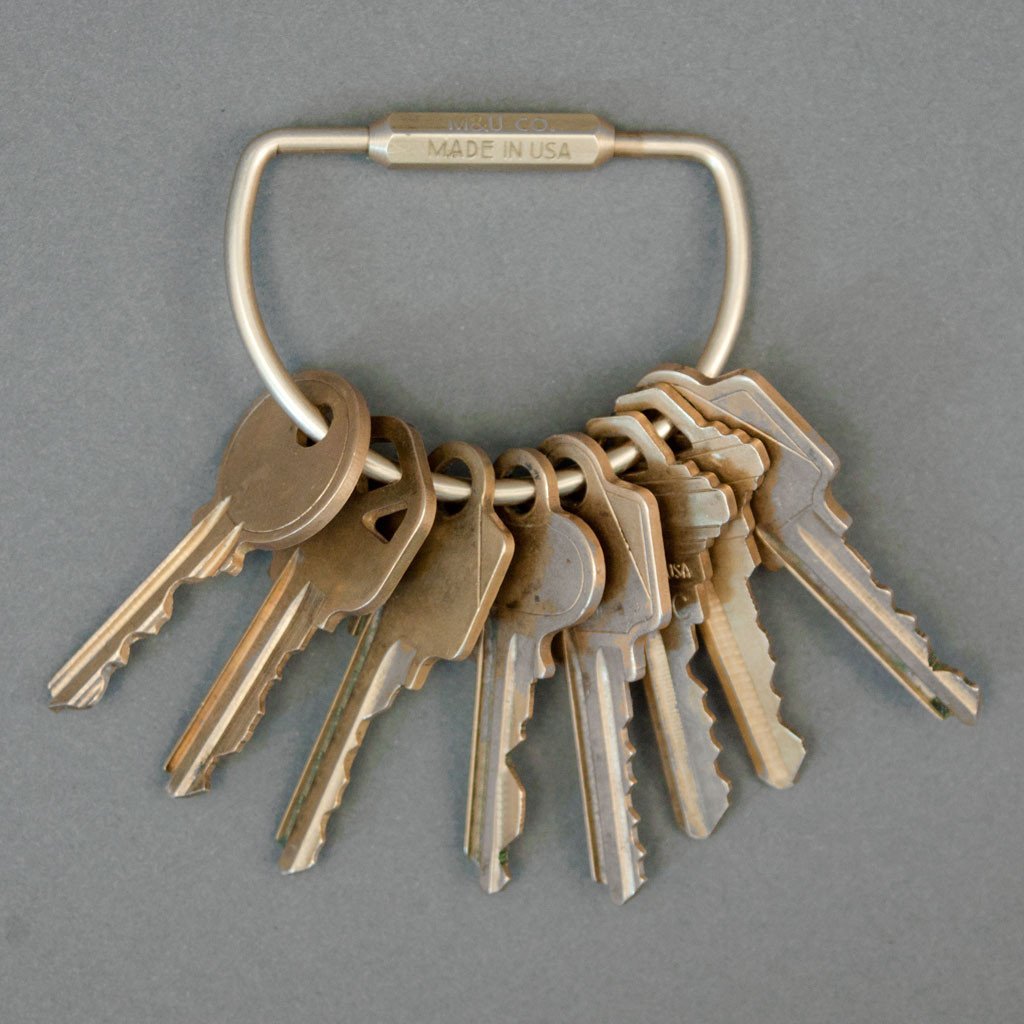 'D' Keyring
